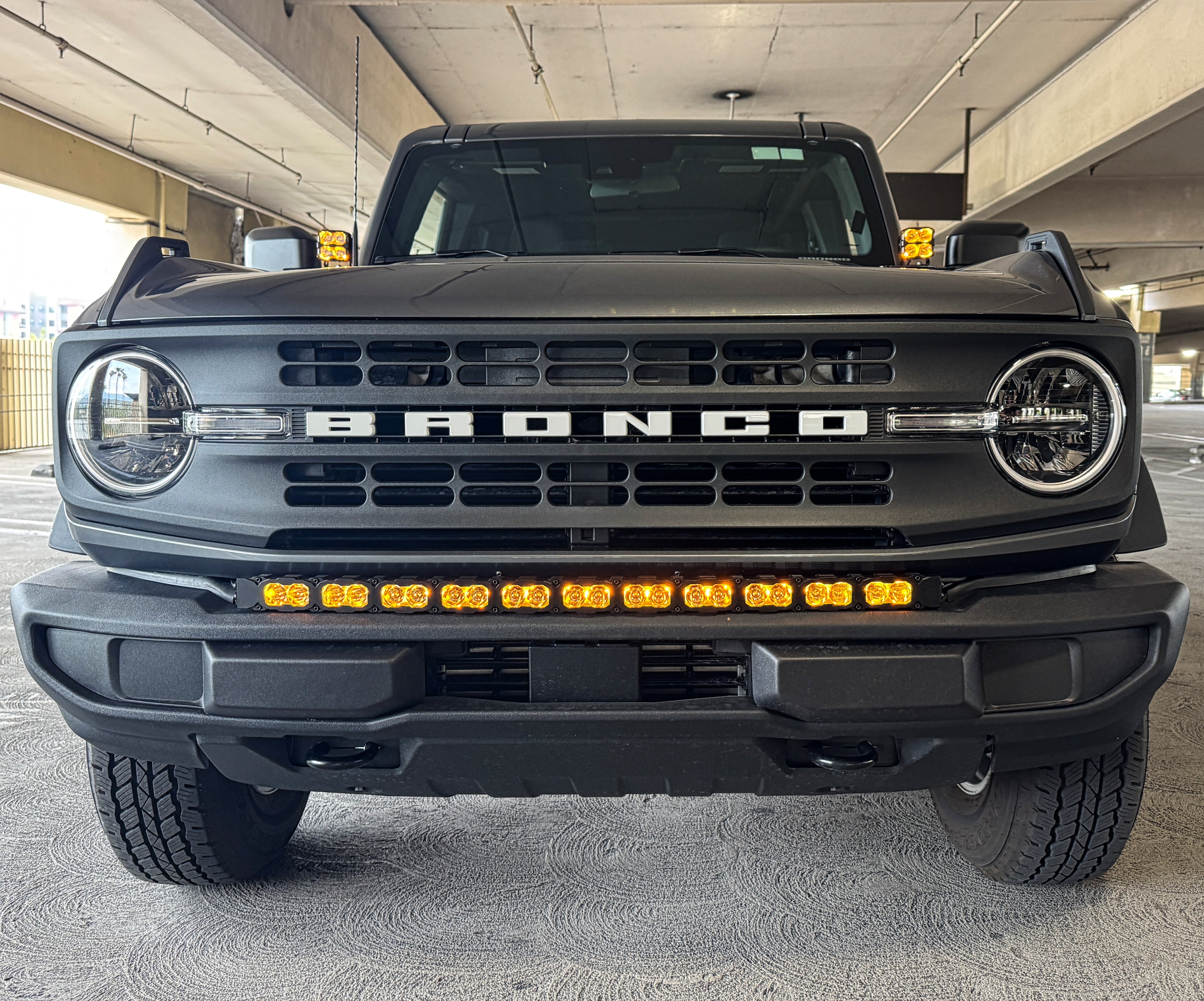 2021+ Ford Bronco Standard Bumper 40in Light Bar - PRO