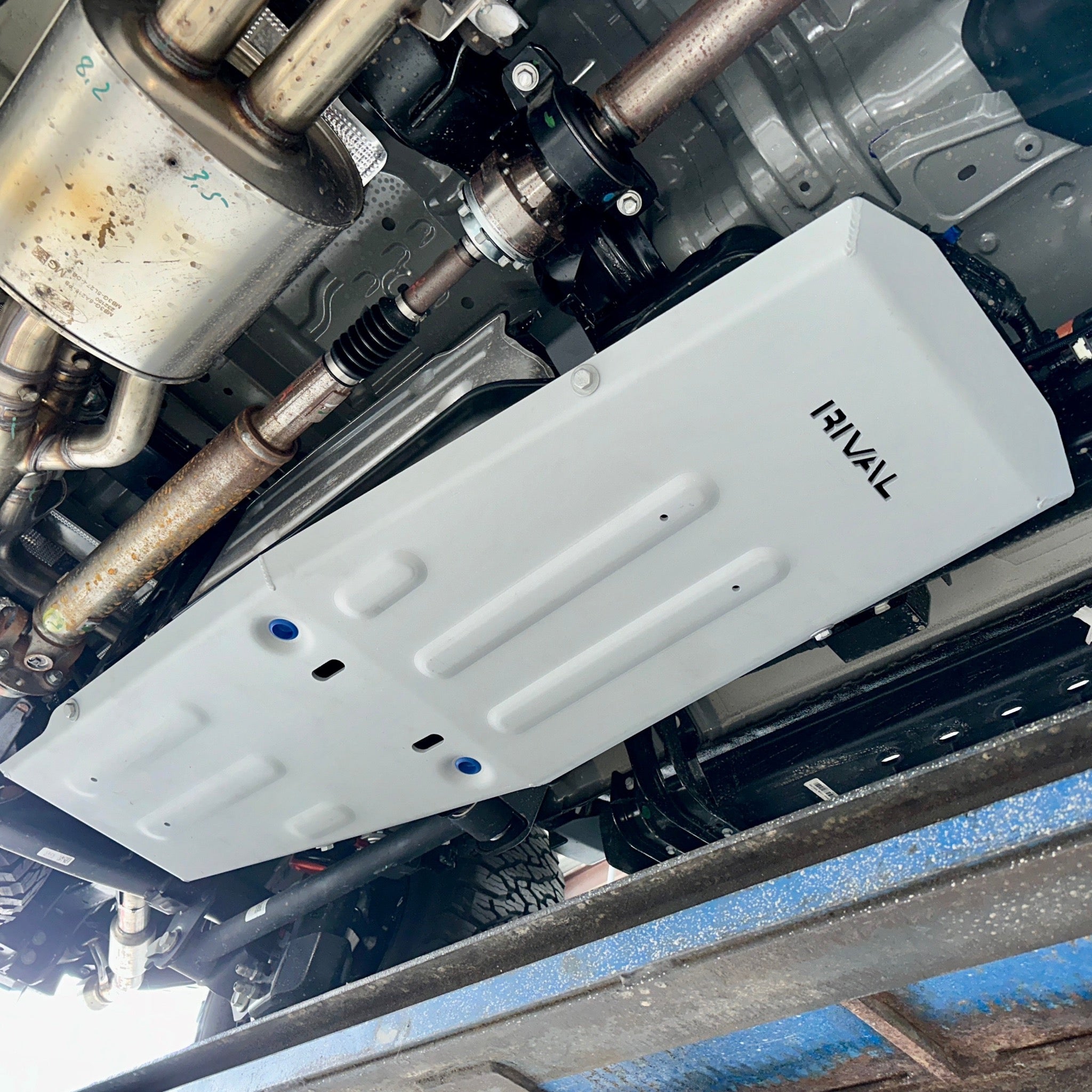 RIVAL Aluminum Gas Tank Skid Plate 2024-2025 Ford Ranger Raptor