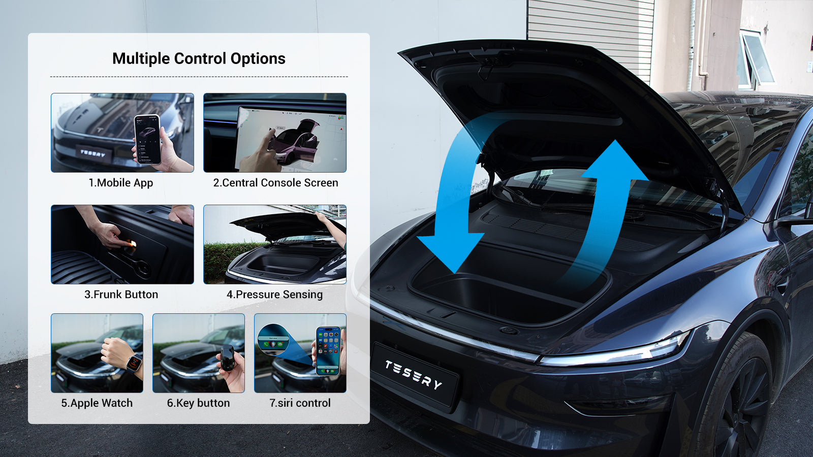 Electric Frunk System for Model Y Juniper | Hands-Free Automatic Opener | TESERY