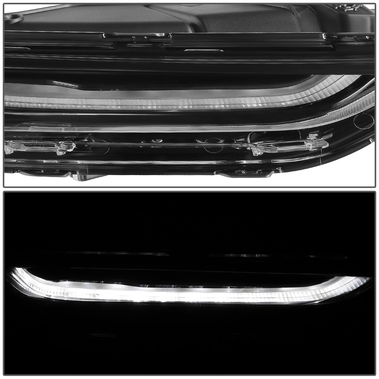 2019-2022 Chevrolet Blazer OE Style LED DRL Headlights - Black Housing