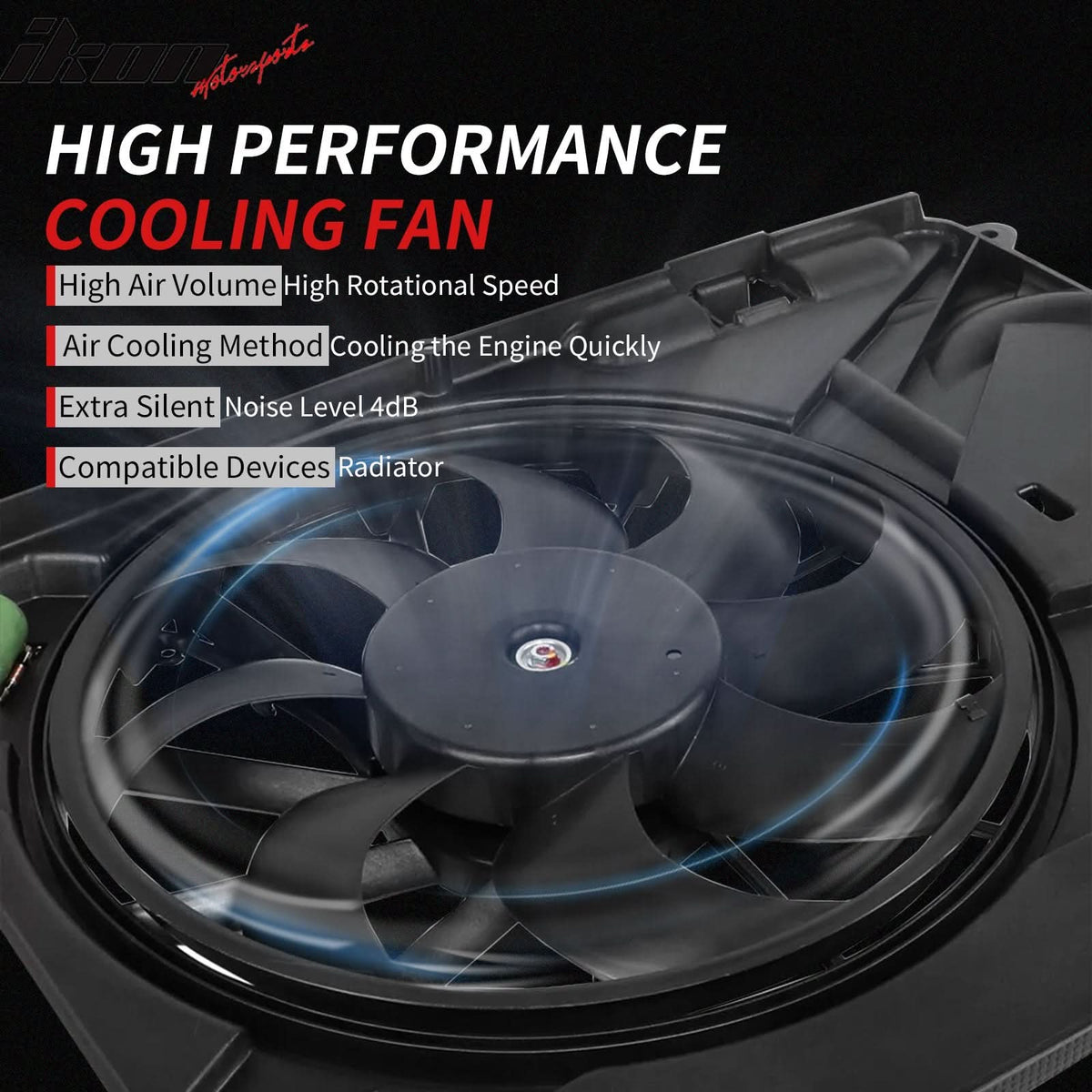 2013-2016 Ford Escape 2.0L Factory Style Radiator Cooling Fan Assembly