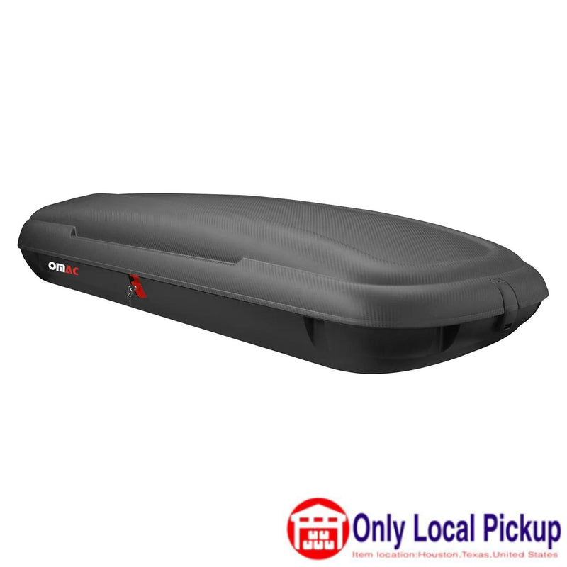 Roof Cargo Box 16.9 Cubic Feet Carbon Fiber Textured