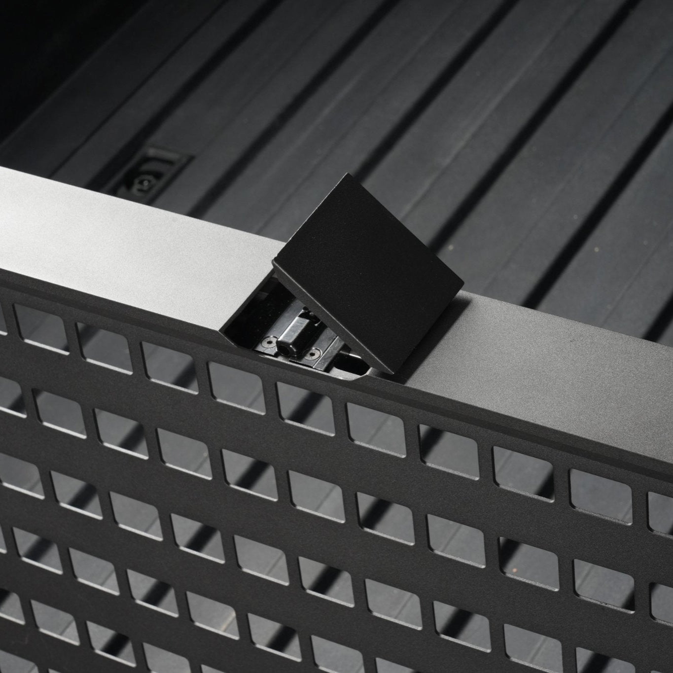 Adjustable Vault Cargo Divider Compatible with Bed Mat For  Cybertruck