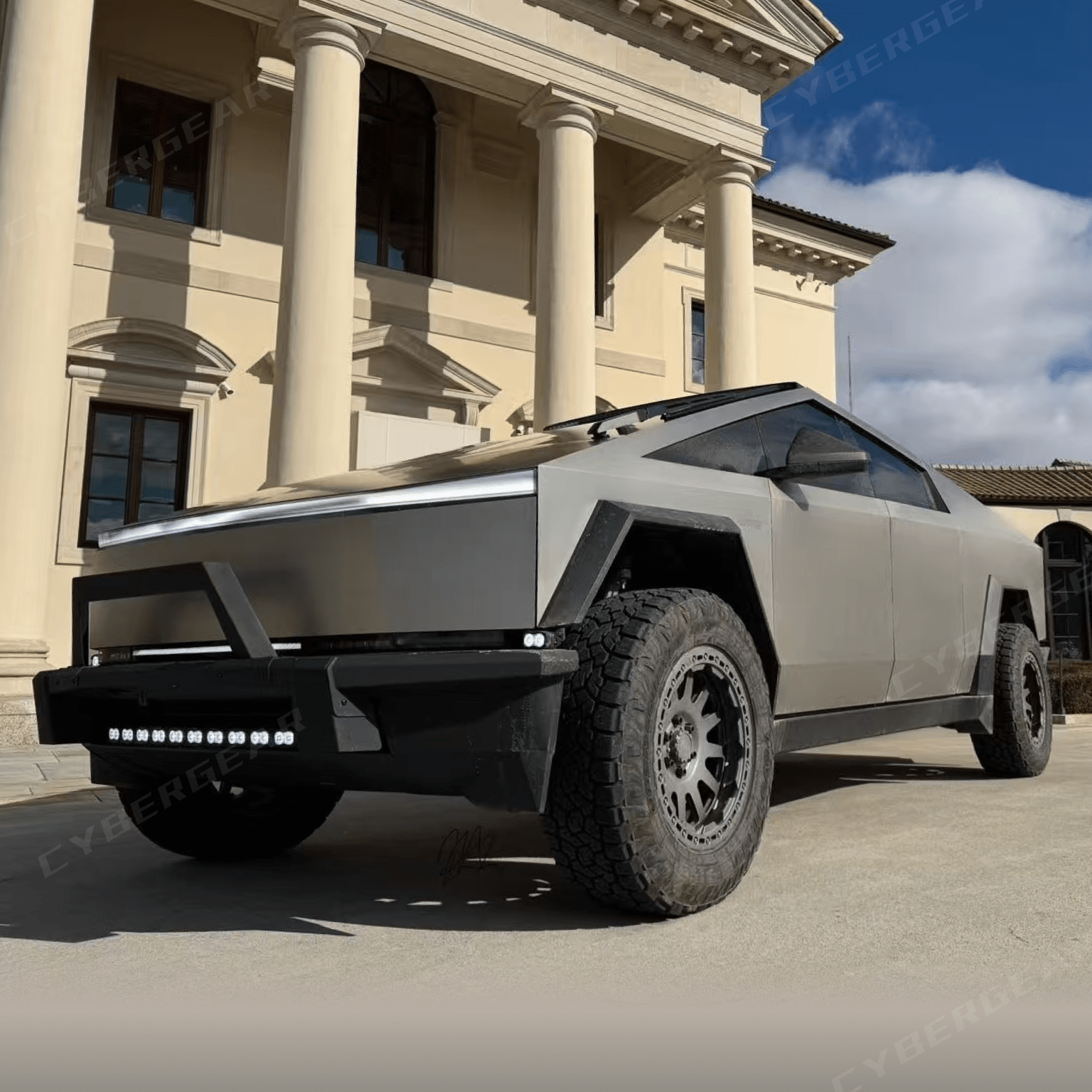 Cybertruck Bull Bar Front Bumper Guard Push Bar