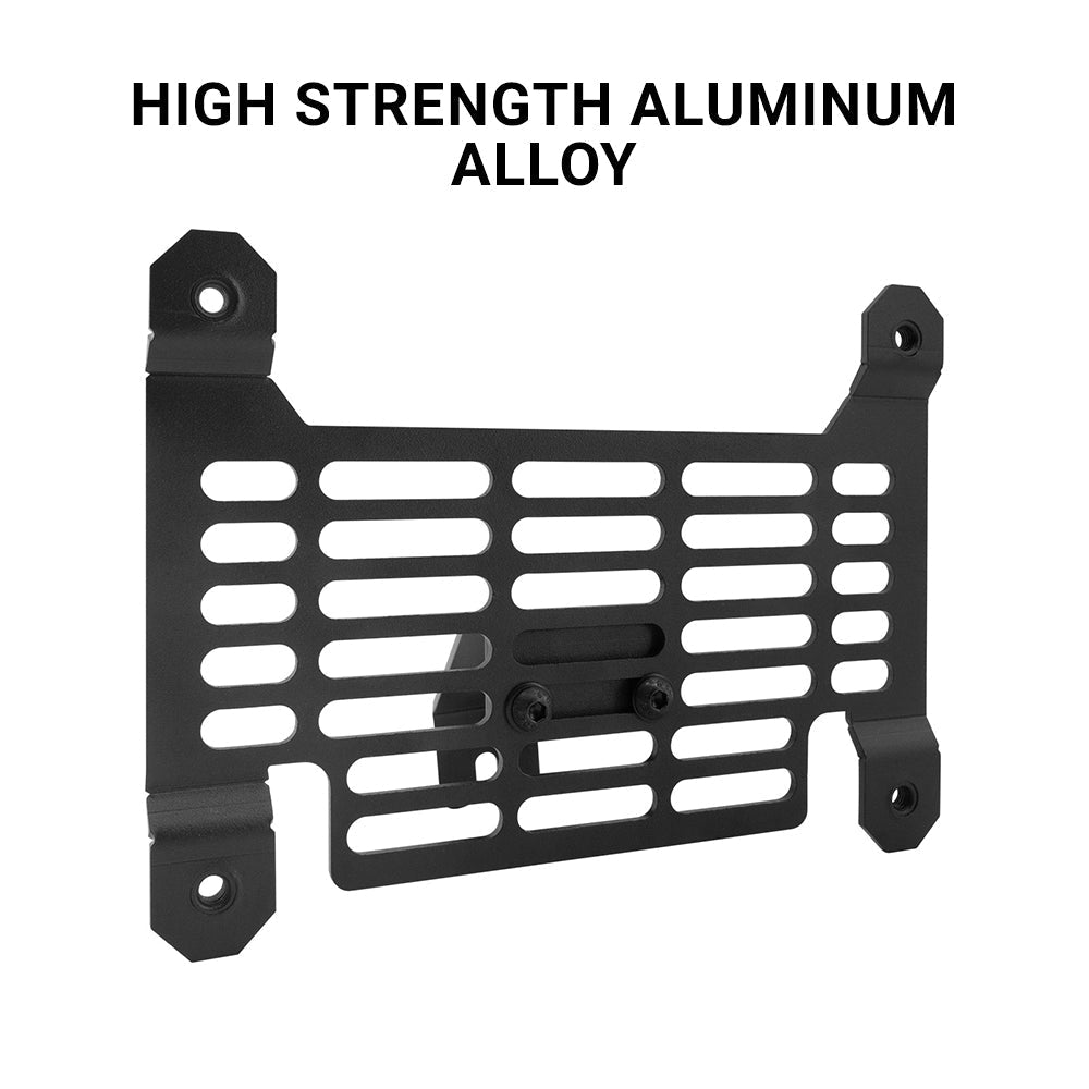 Cybertruck Front License Plate Holder | No-Drill, Anti-Theft Mounting Kit