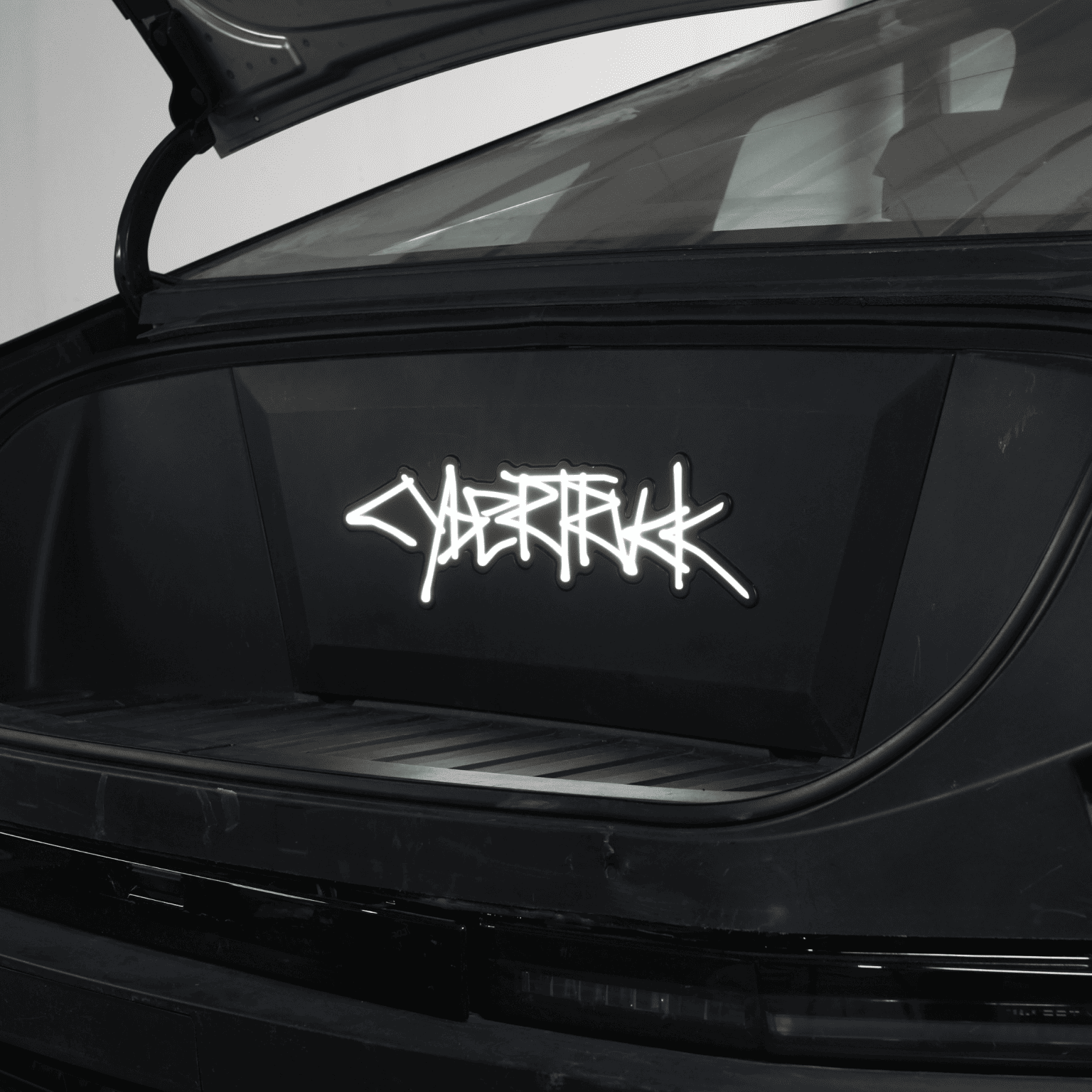 Cybertruck Frunk Accent Light Animated LED Lettering