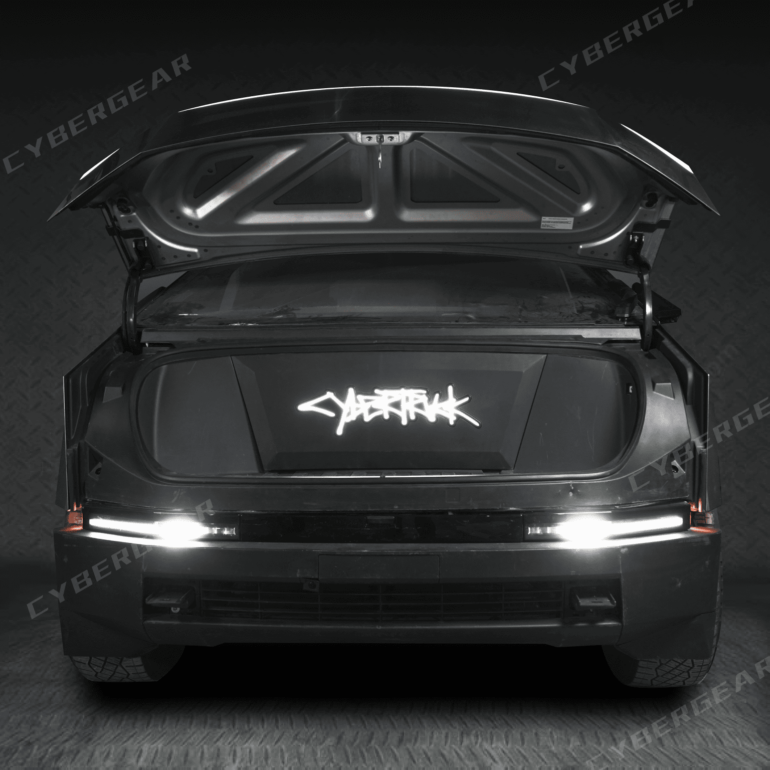 Cybertruck Frunk Accent Light Animated LED Lettering