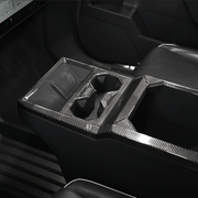 [Real Carbon Fiber] Front Drain Cup Panel For Cybertruck (Glossy/Matte)