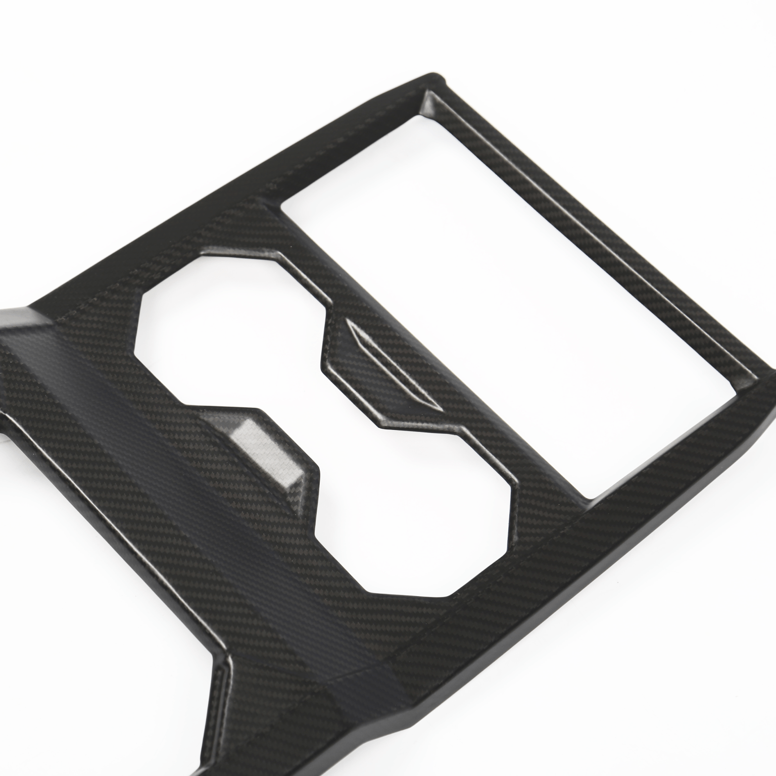 [Real Carbon Fiber] Front Drain Cup Panel For Cybertruck (Glossy/Matte)