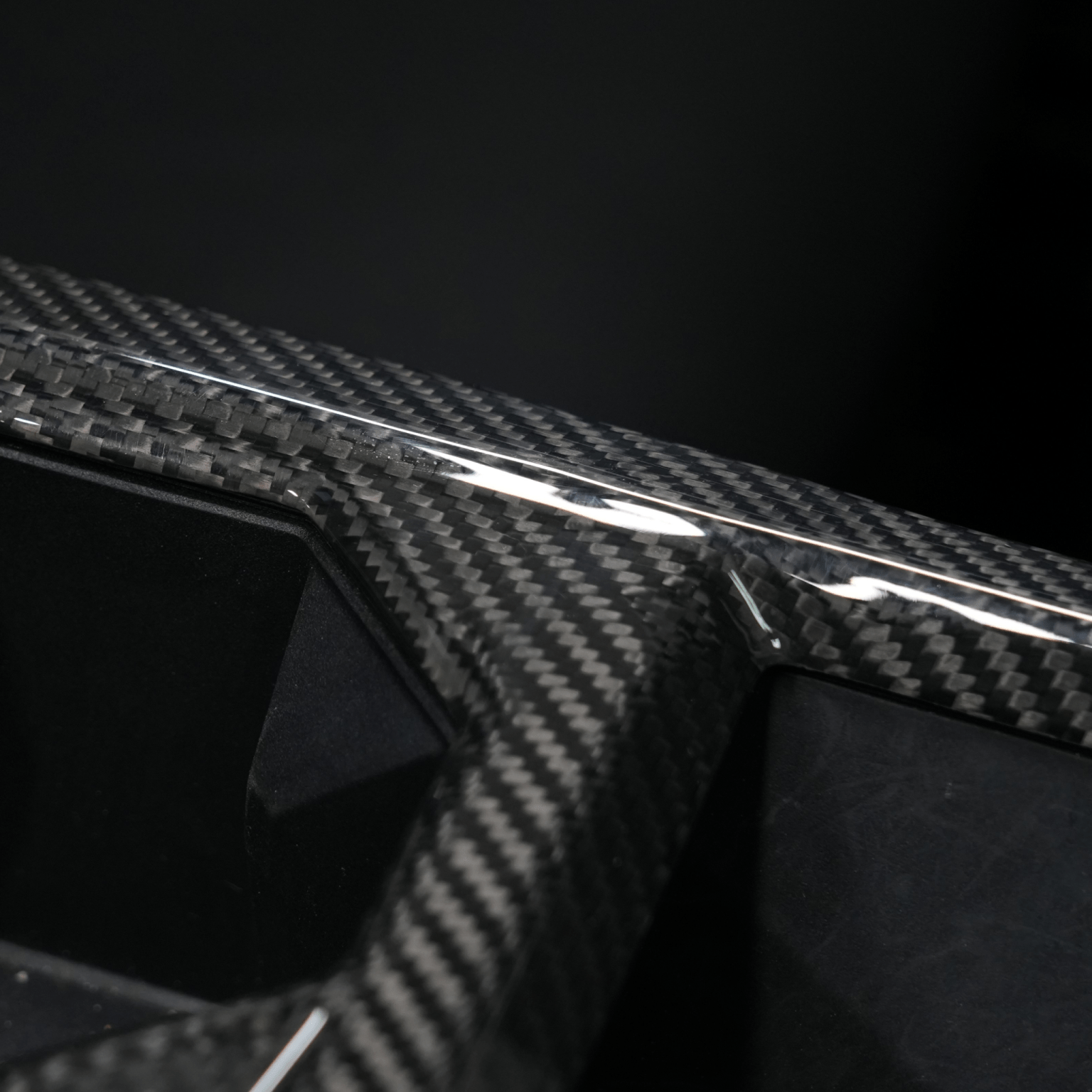 [Real Carbon Fiber] Front Drain Cup Panel For Cybertruck (Glossy/Matte)