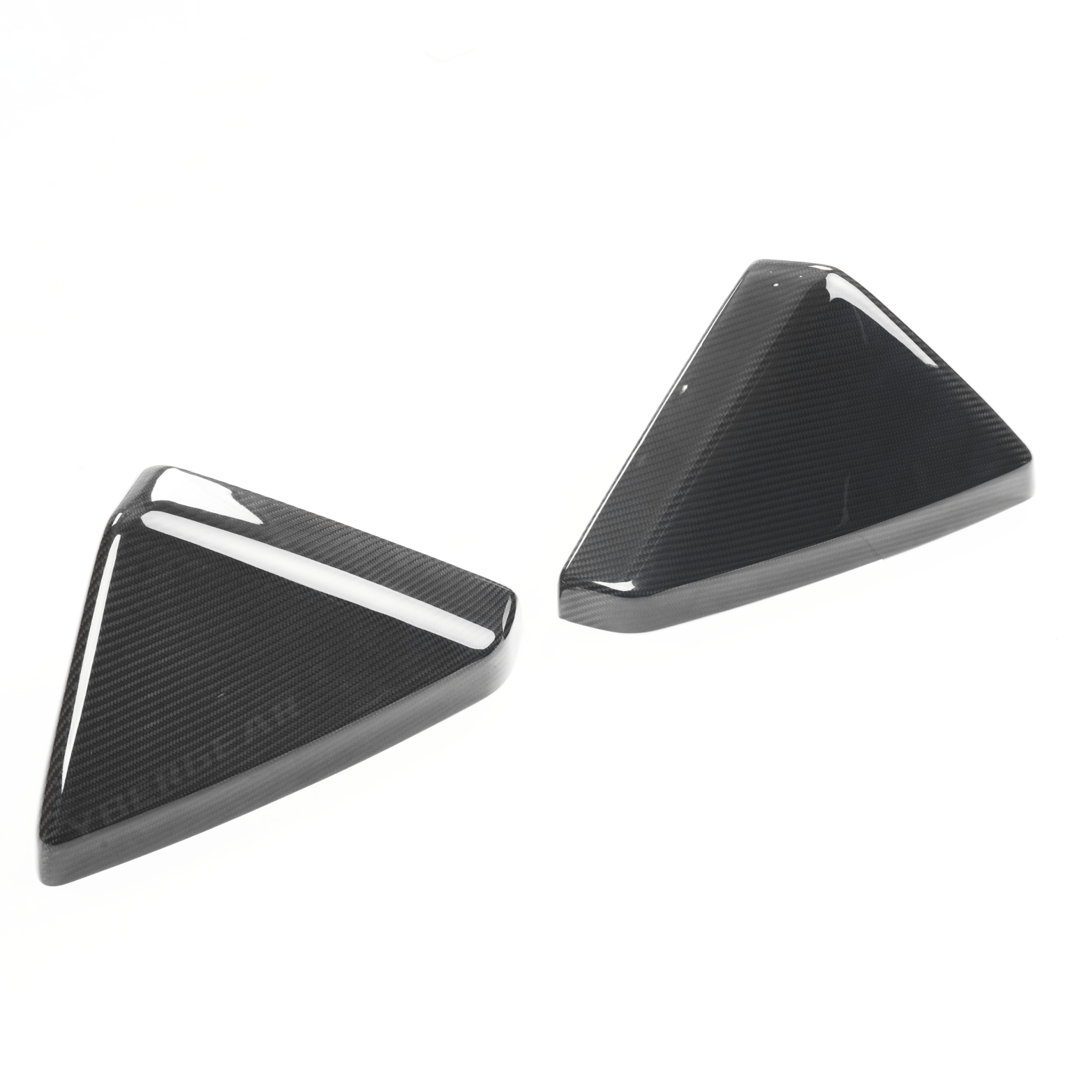 [Real Carbon Fiber] Side Mirror Cover Glossy Dry Carbon For Cybertruck