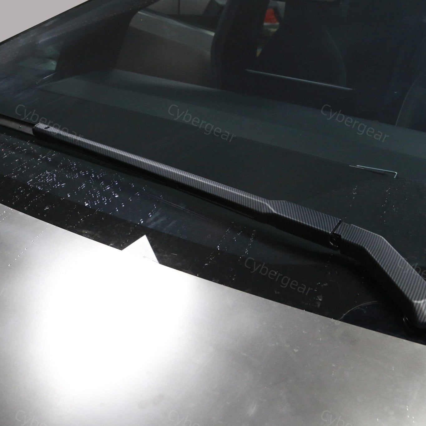 [Carbon Fiber Pattern ABS] Wiper Protection Trim Cover For Cybertruck