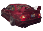BMW E36 Rear Bumper Splats - M3 (1990 - 1999)