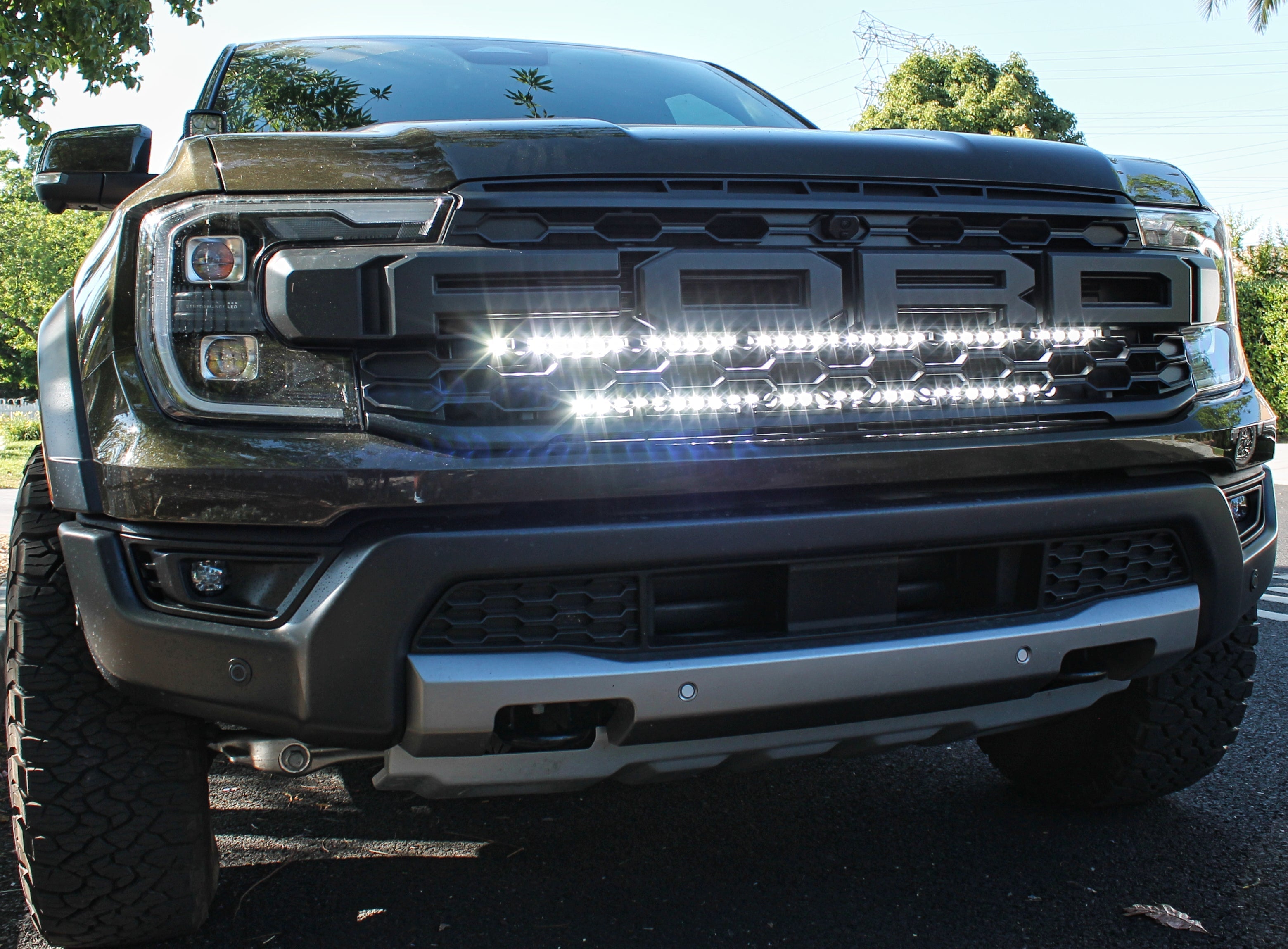 Ford Ranger Raptor Rally Lights 2024+ Ford Ranger Raptor Dual Light Bars – OMAC USA