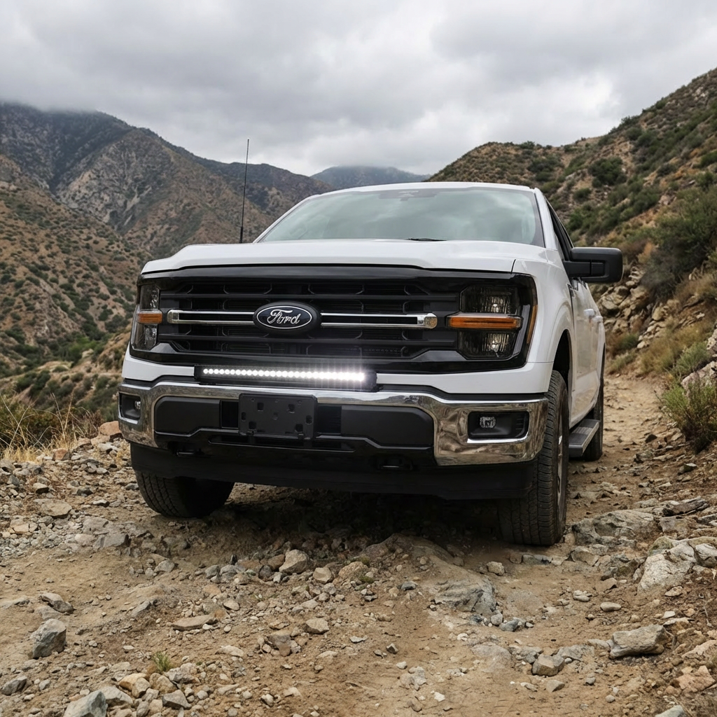 2024+ Ford F150 Tremor 30in Light Bar Standard Bumper - SLIM