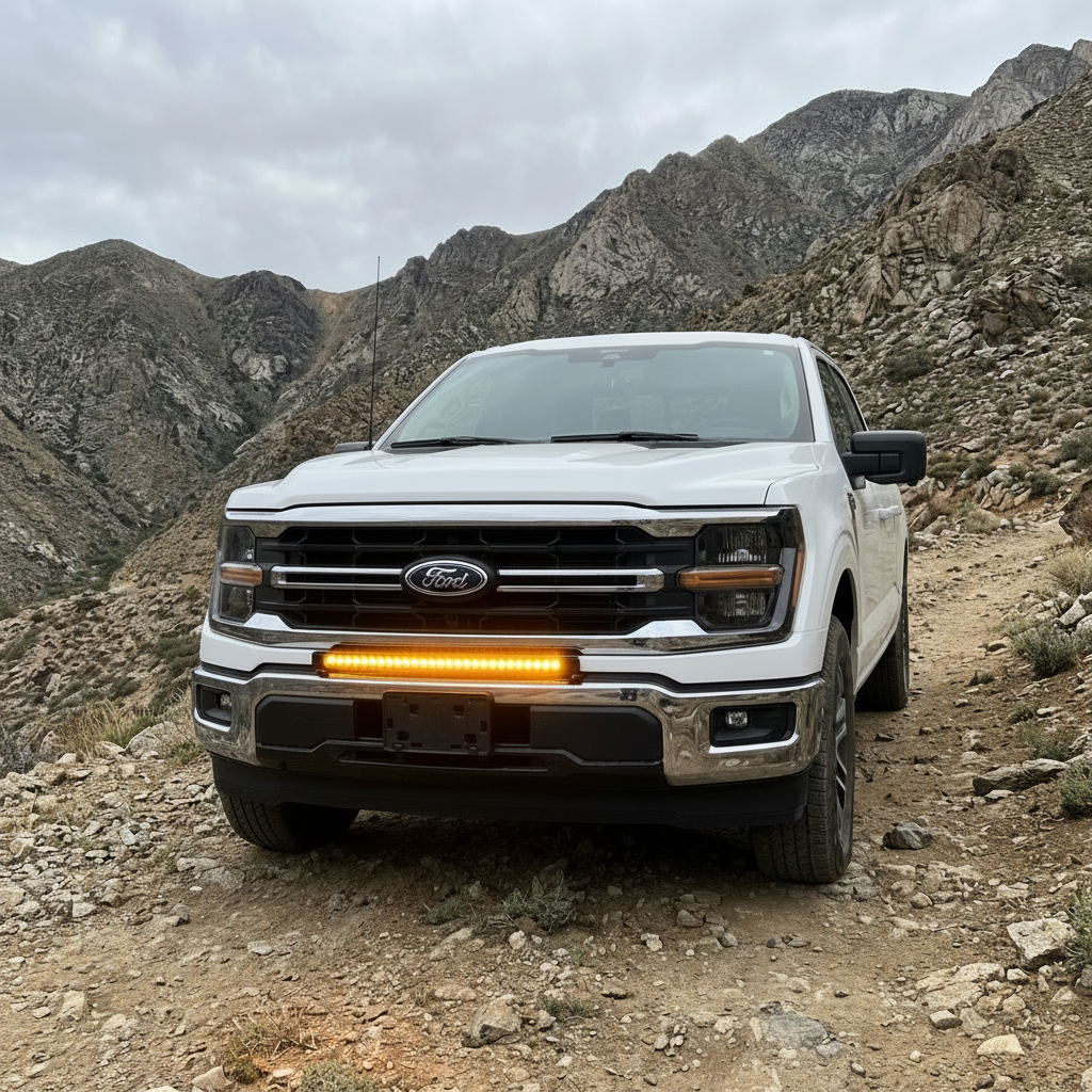 2024+ Ford F150 Tremor 30in Light Bar Standard Bumper - SLIM
