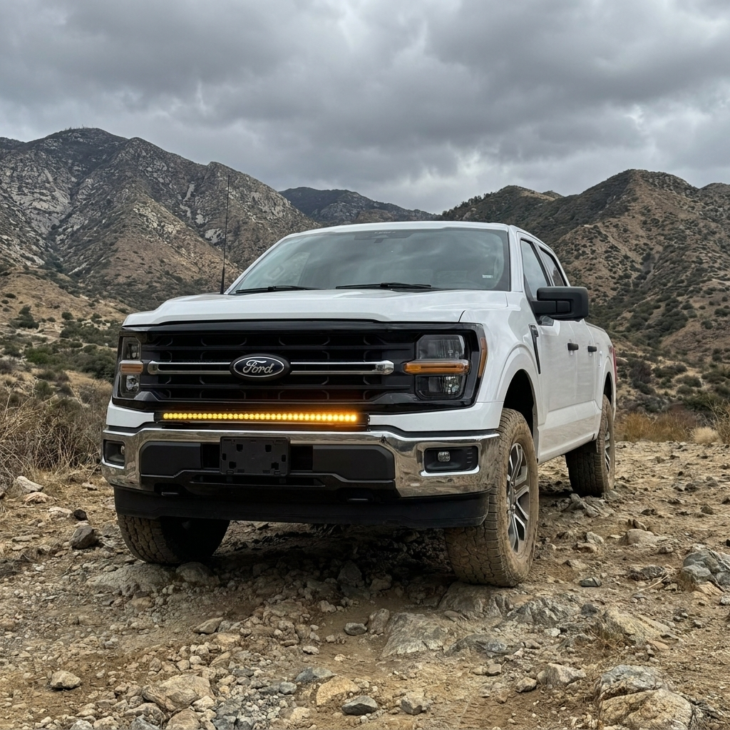 2024+ Ford F150 Tremor 40in Light Bar Standard Bumper - SLIM