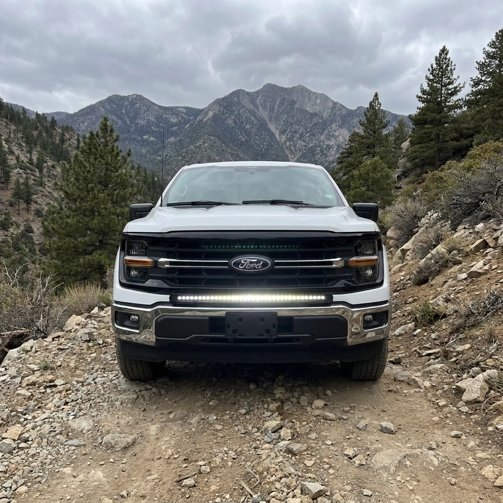 2024+ Ford F150 Tremor 40in Light Bar Standard Bumper - SLIM