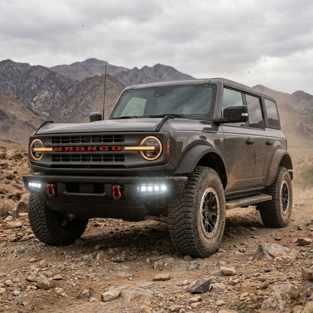 2021+ Ford Bronco Modular Bumper Dual Function Fog Light Kit