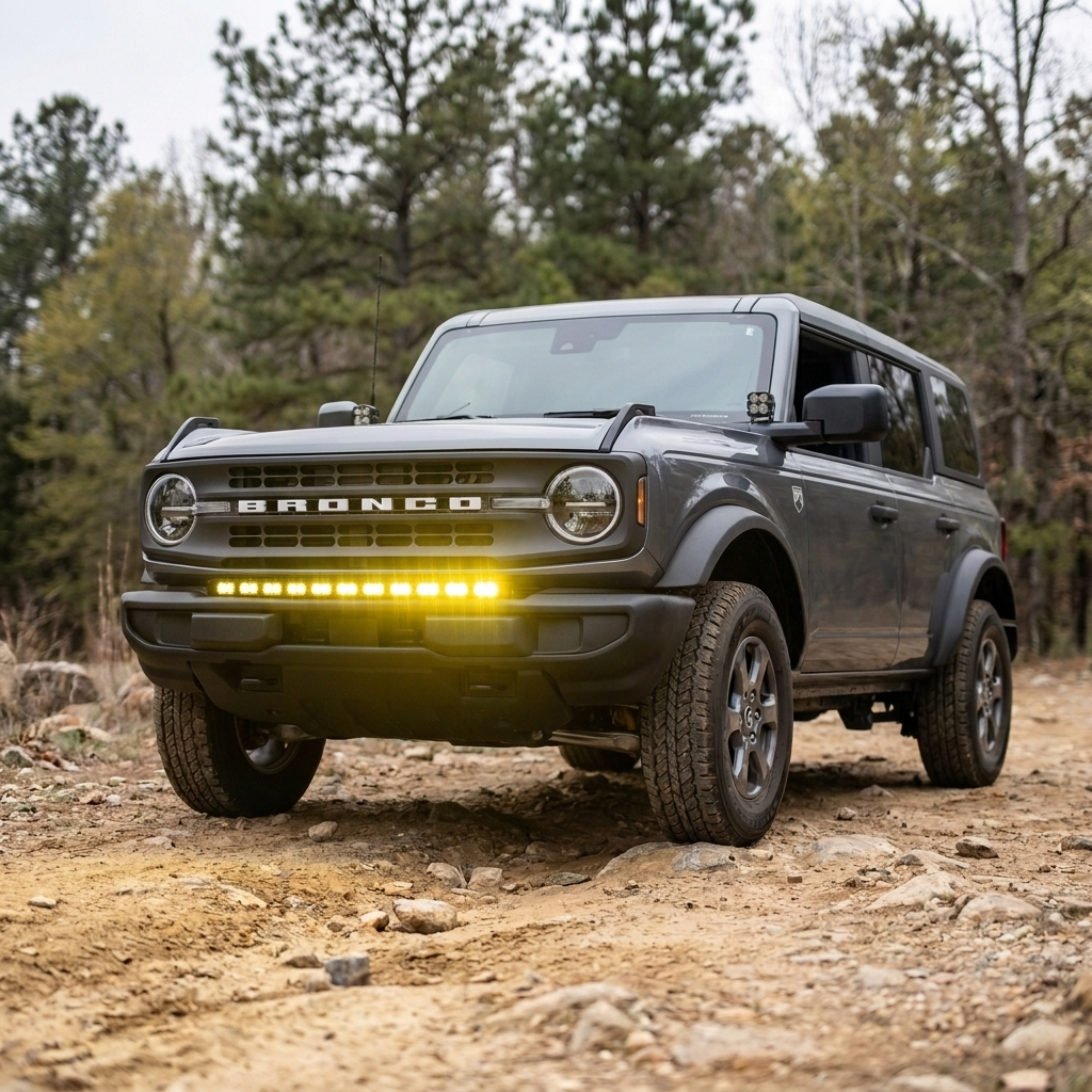 2021+ Ford Bronco Standard Bumper 40in Light Bar PRO