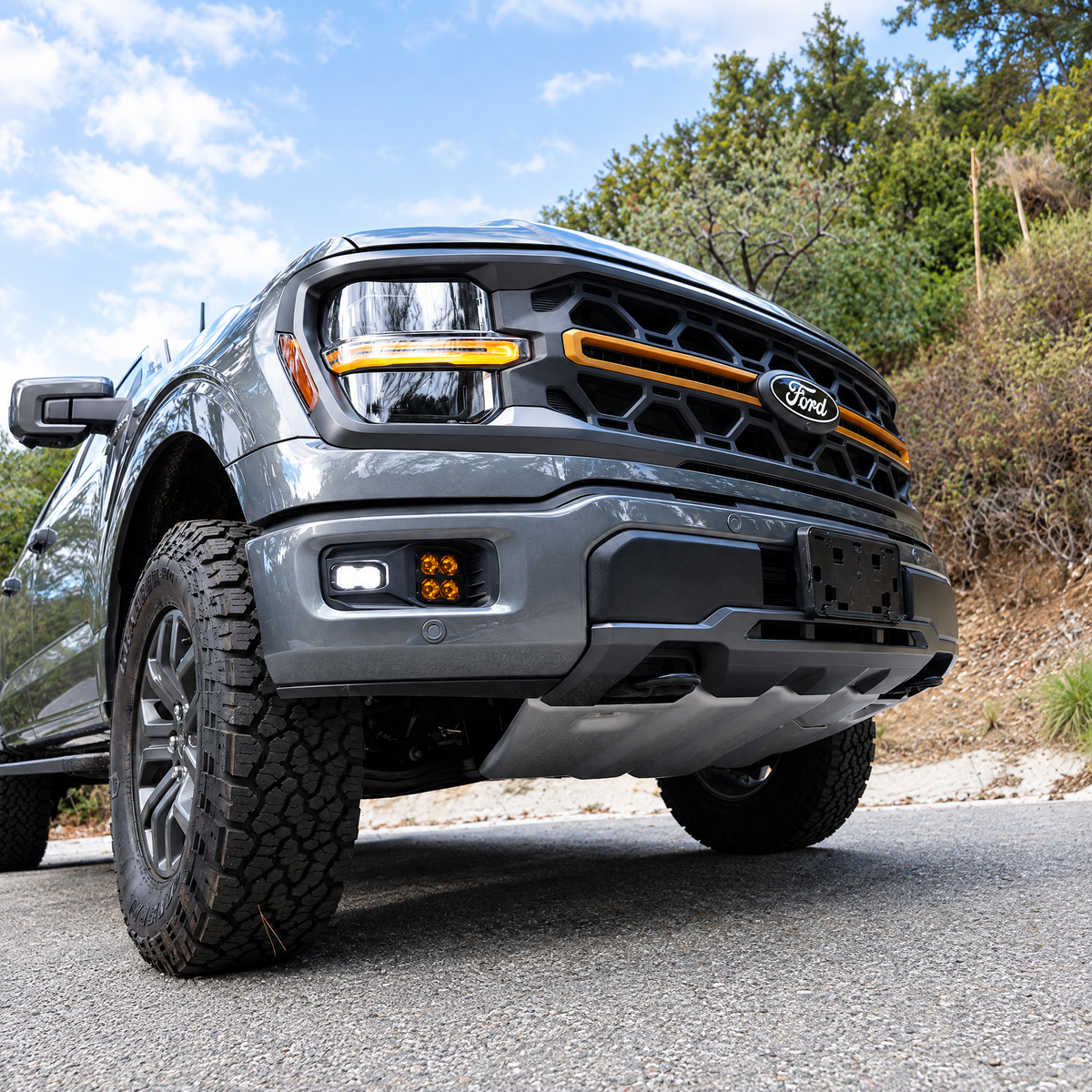 2024+ Ford F150 Tremor Standard Bumper Fog Light Kit