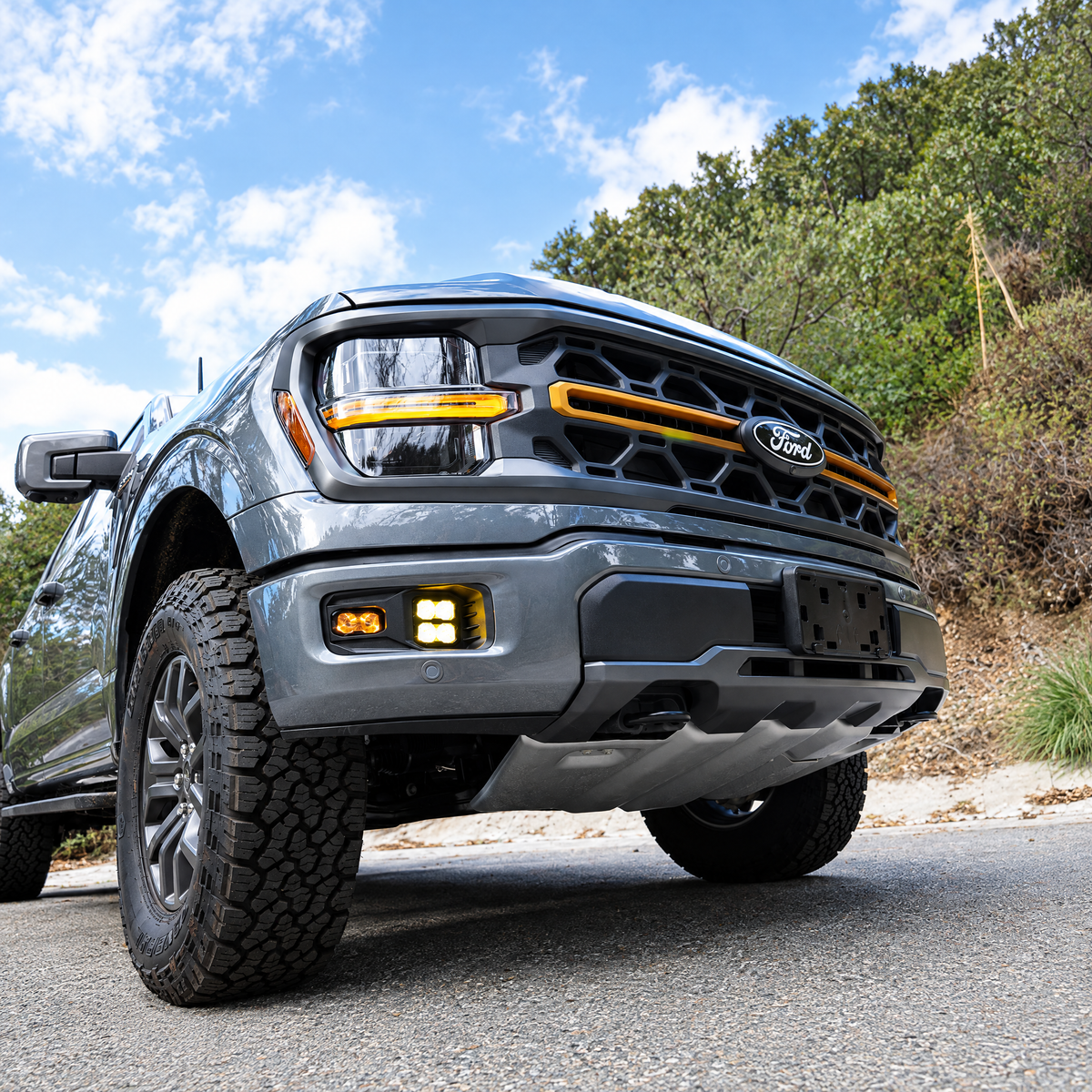 2024+ Ford F150 Tremor Standard Bumper Fog Light Kit