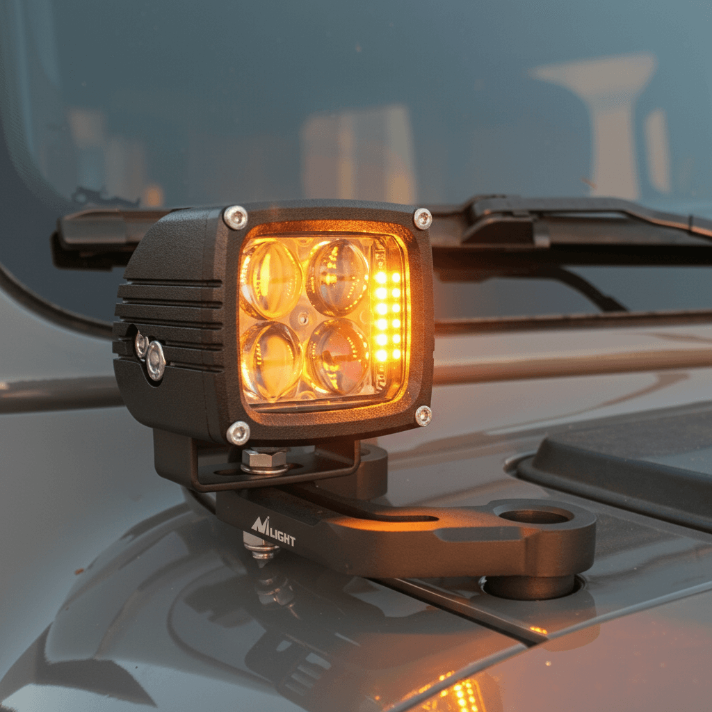 2019+ Jeep Gladiator Hood Mount/Ditch Lights
