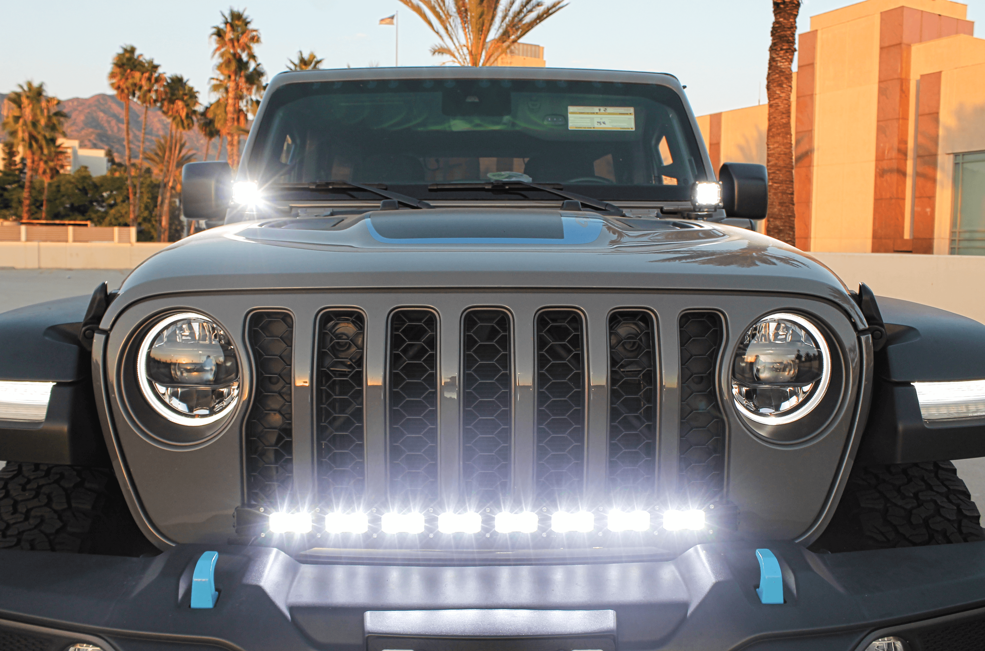 2019+ Jeep Gladiator Hood Mount/Ditch Lights