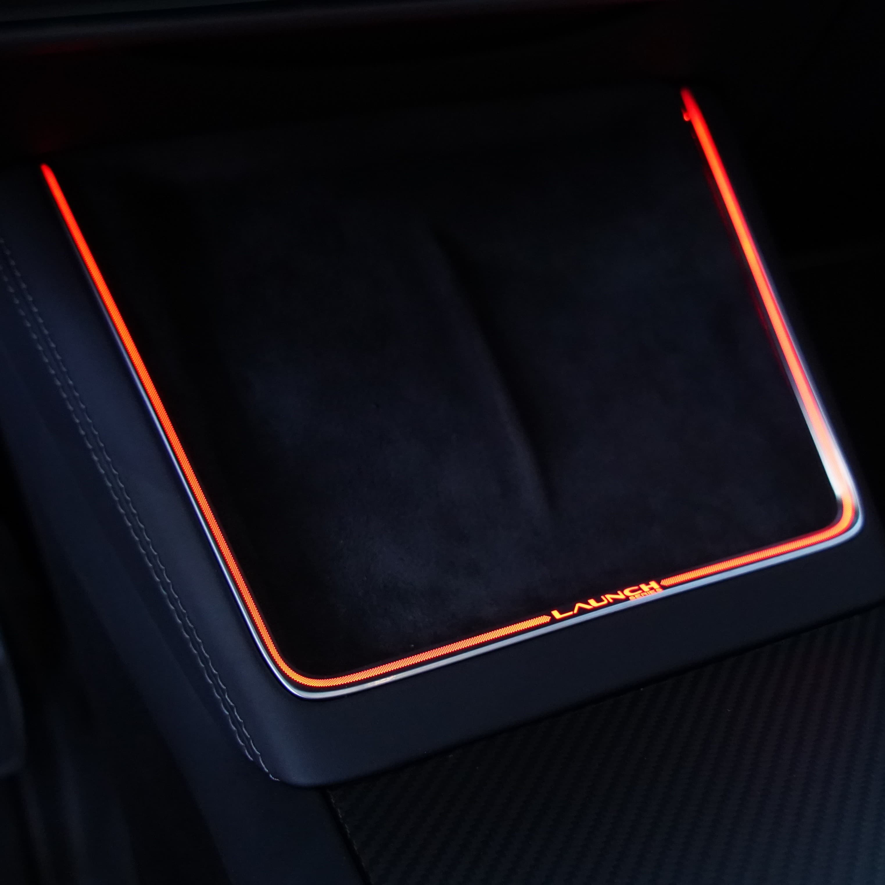 Laser-Carved Ambient Light for Model Y Juniper / YL Wireless Charging Port | TESERY