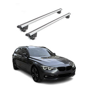 2015-2019 BMW 3 Series F31 Wagon Roof Rack Cross Bars Silver