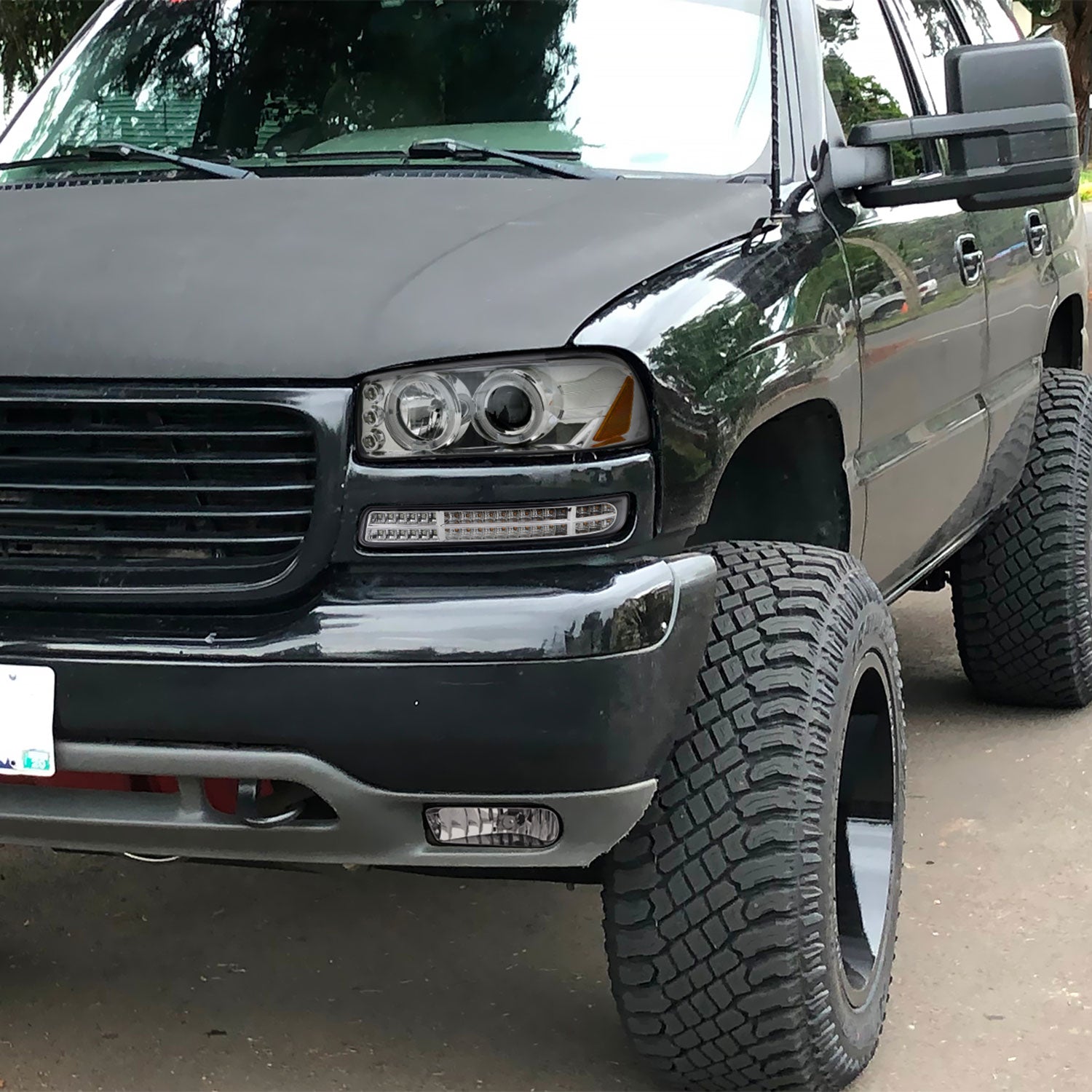 1999-2006 GMC Sierra/Yukon XL 12V/27W 881 Fog Lights Mounting Brackets Chrome