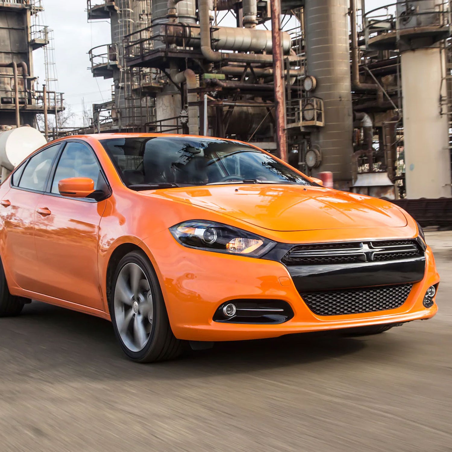 2013-2016 Dodge Dart Factory Headlights High/Low Beam - Passenger Side Black