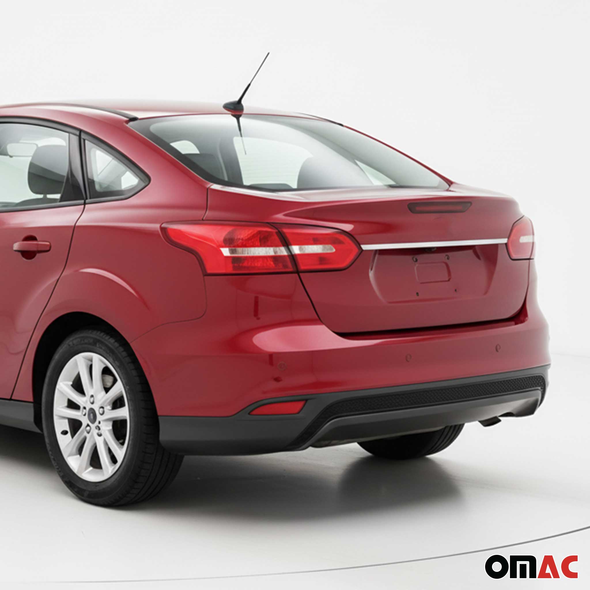 2015-2018 Ford Focus 3.gen Sedan Facelift Trunk Tailgate Door Handle Cover Stainless Steel