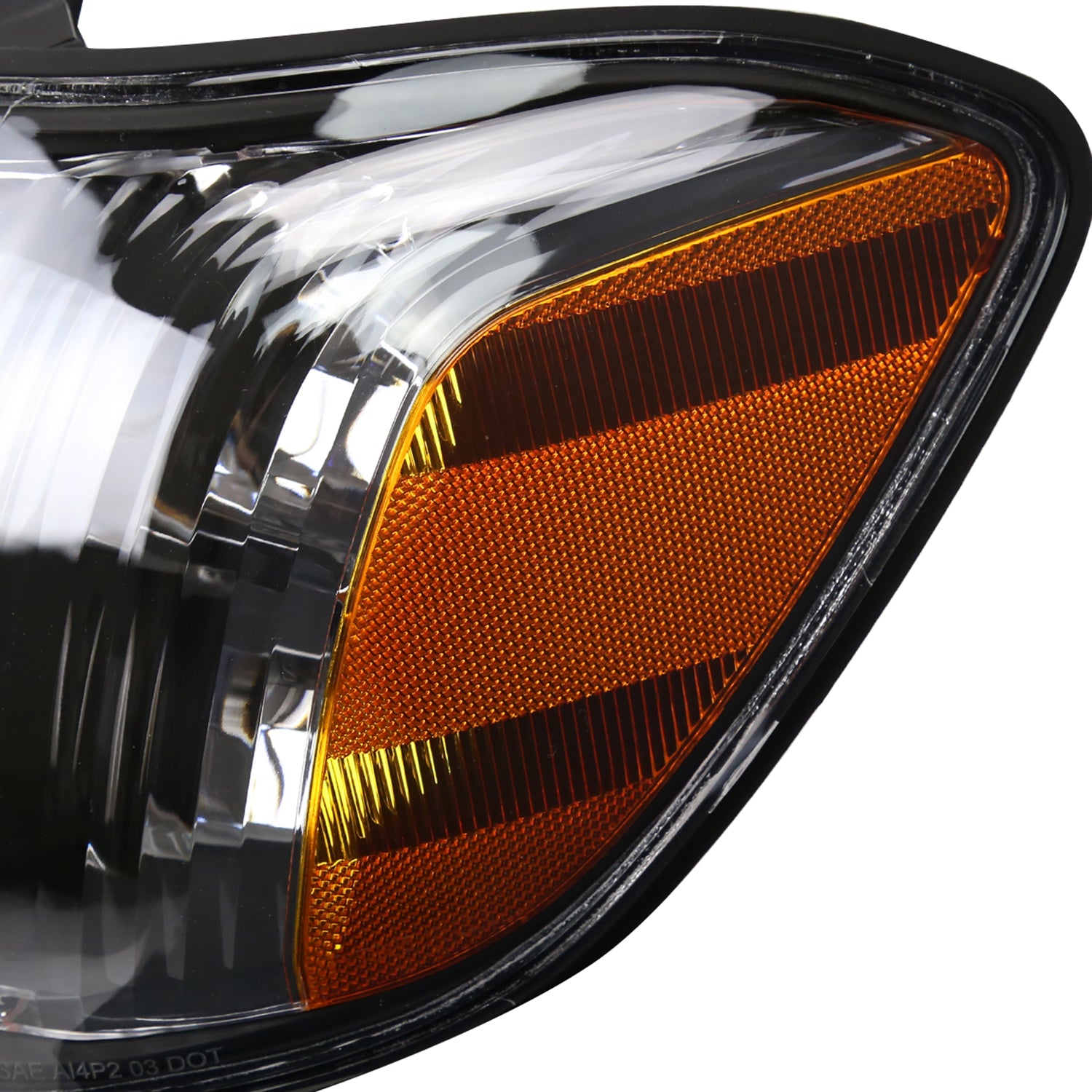 2005-2006 Toyota Tundra/05-2007 Sequoia LED Headlights Corner Lamps Amber &Black