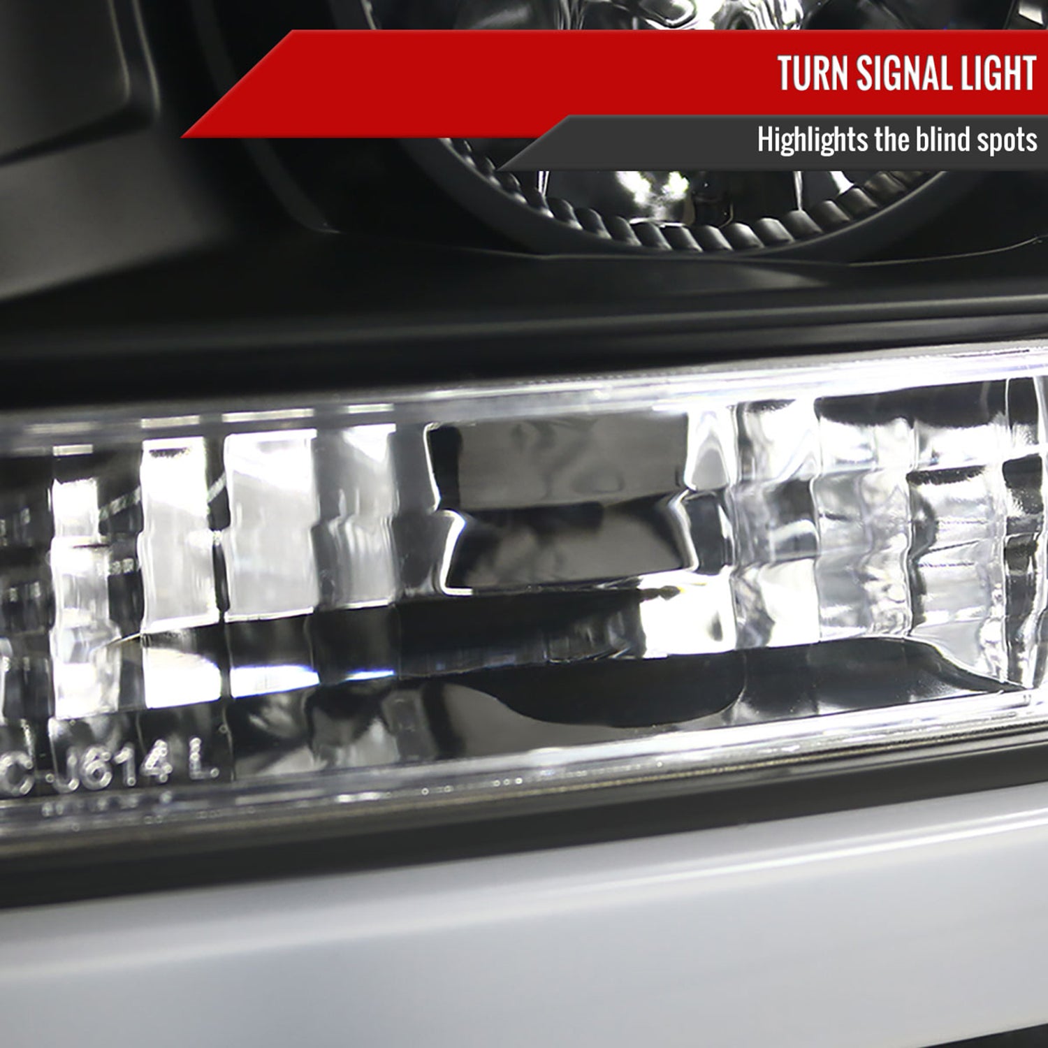 2011-2016 F-250/350/450/550 Super Duty LED CBar Projector Headlights Black