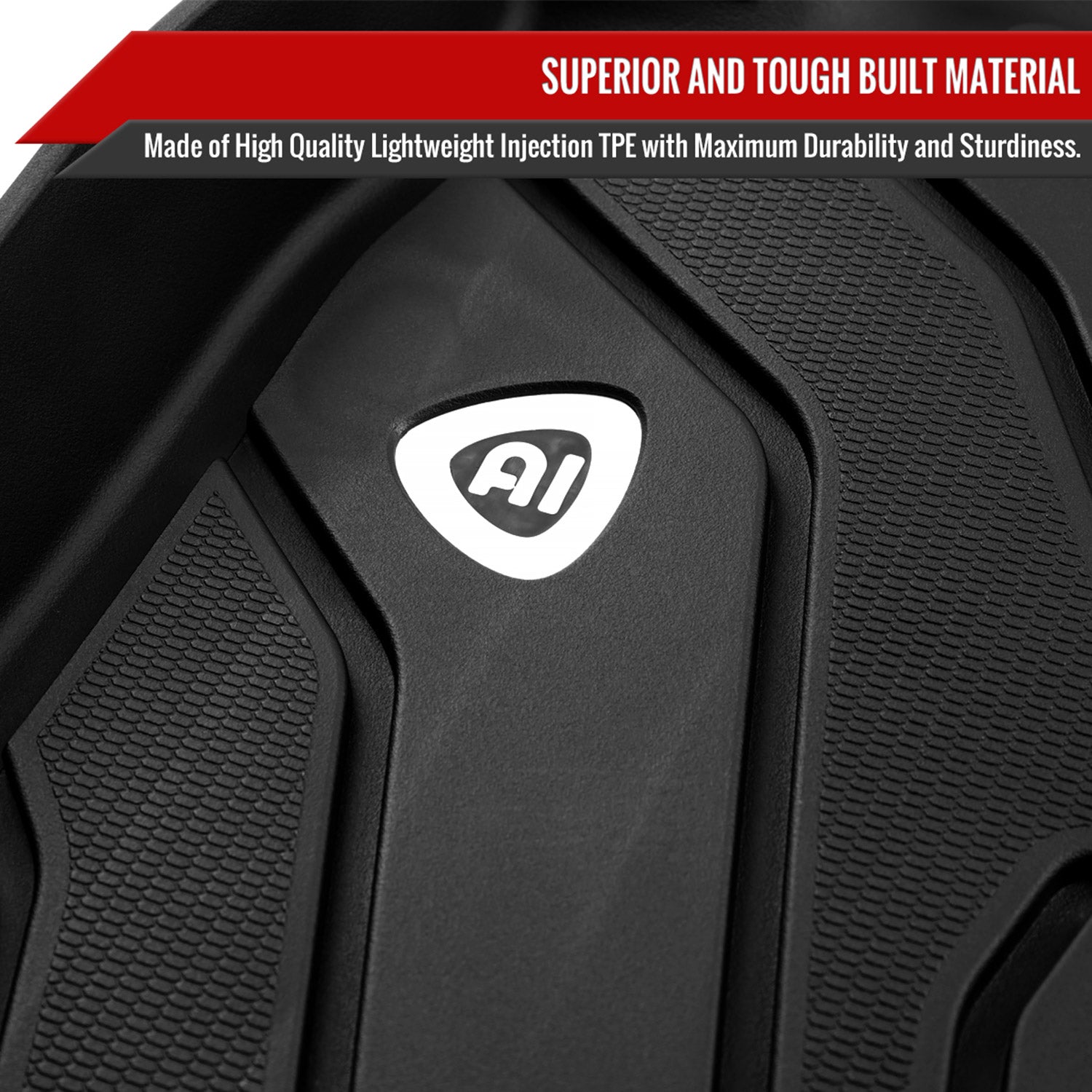 2014-2020 Nissan Rogue All Weather Floor Mats Liner TPE 3Pcs Black