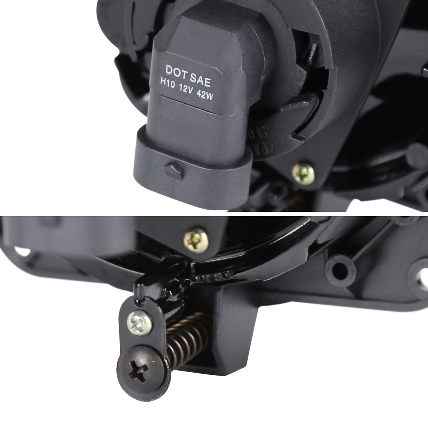 2005-2007 Ford Escape/ 2000-2004 Focus SVT H10 Fog Lights Kit Chrome/Clear Lens