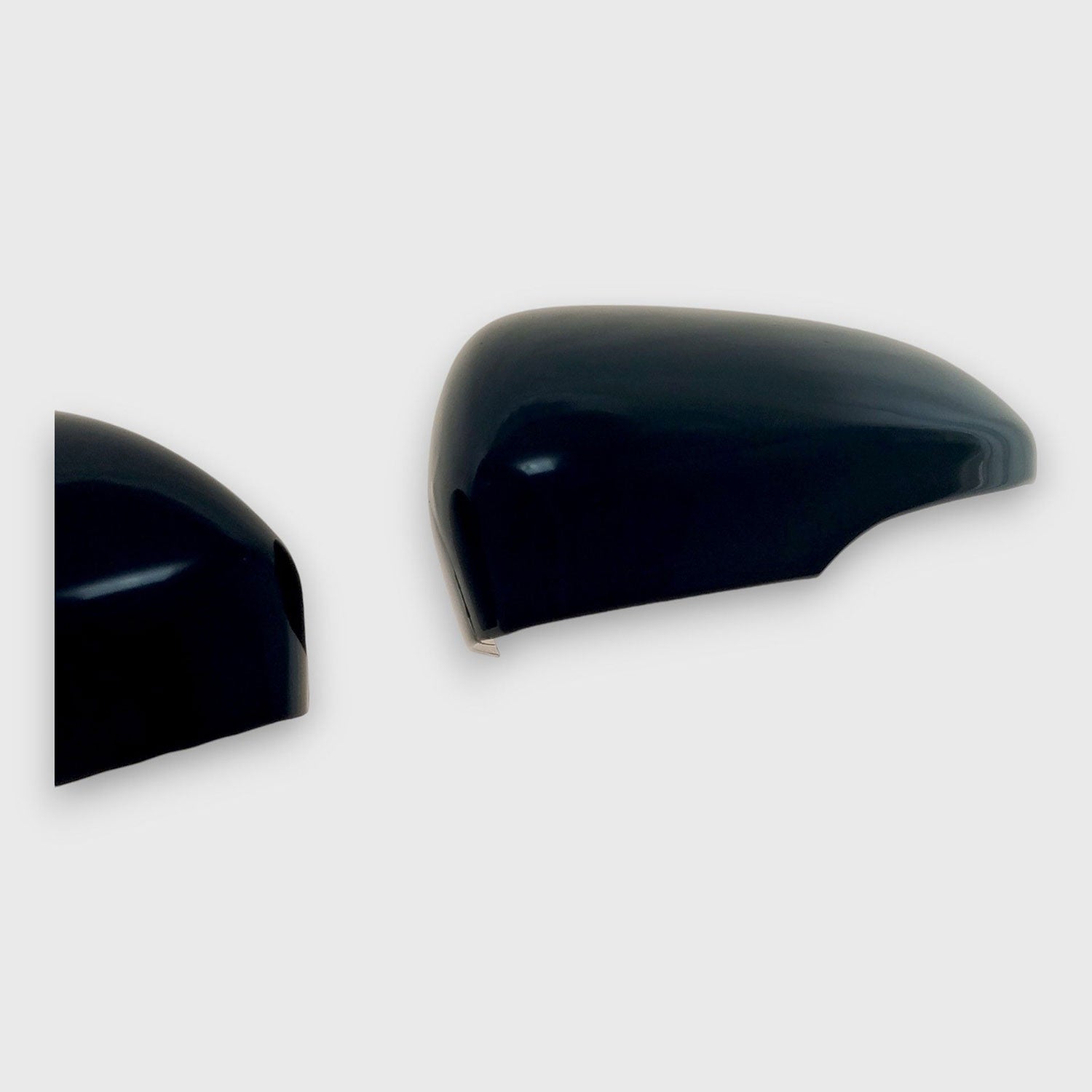 2013-2020 Ford Fusion Mirror Cover Caps Gloss Black 2Pcs ABS Plastic