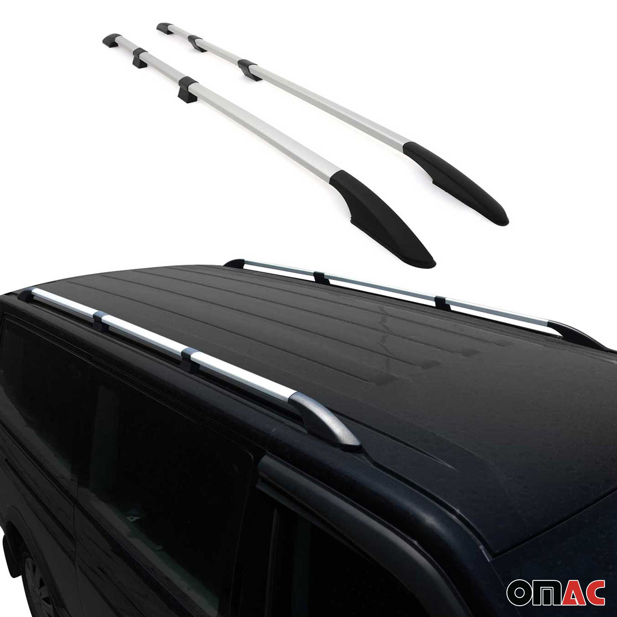 Roof Rack Side Rails for RAM ProMaster 1500/2500/3500 2014-2026 L3 L4 Long Gray