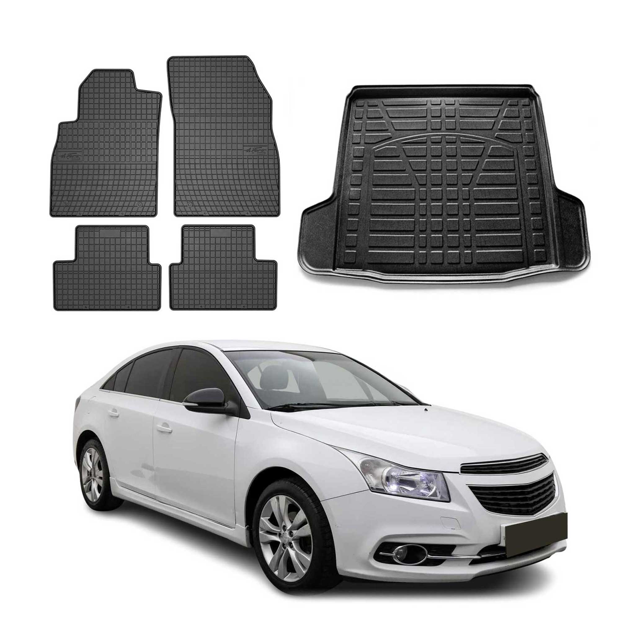2011-2015 Chevrolet Cruze Floor Mats & Cargo Liner Full Set All Weather