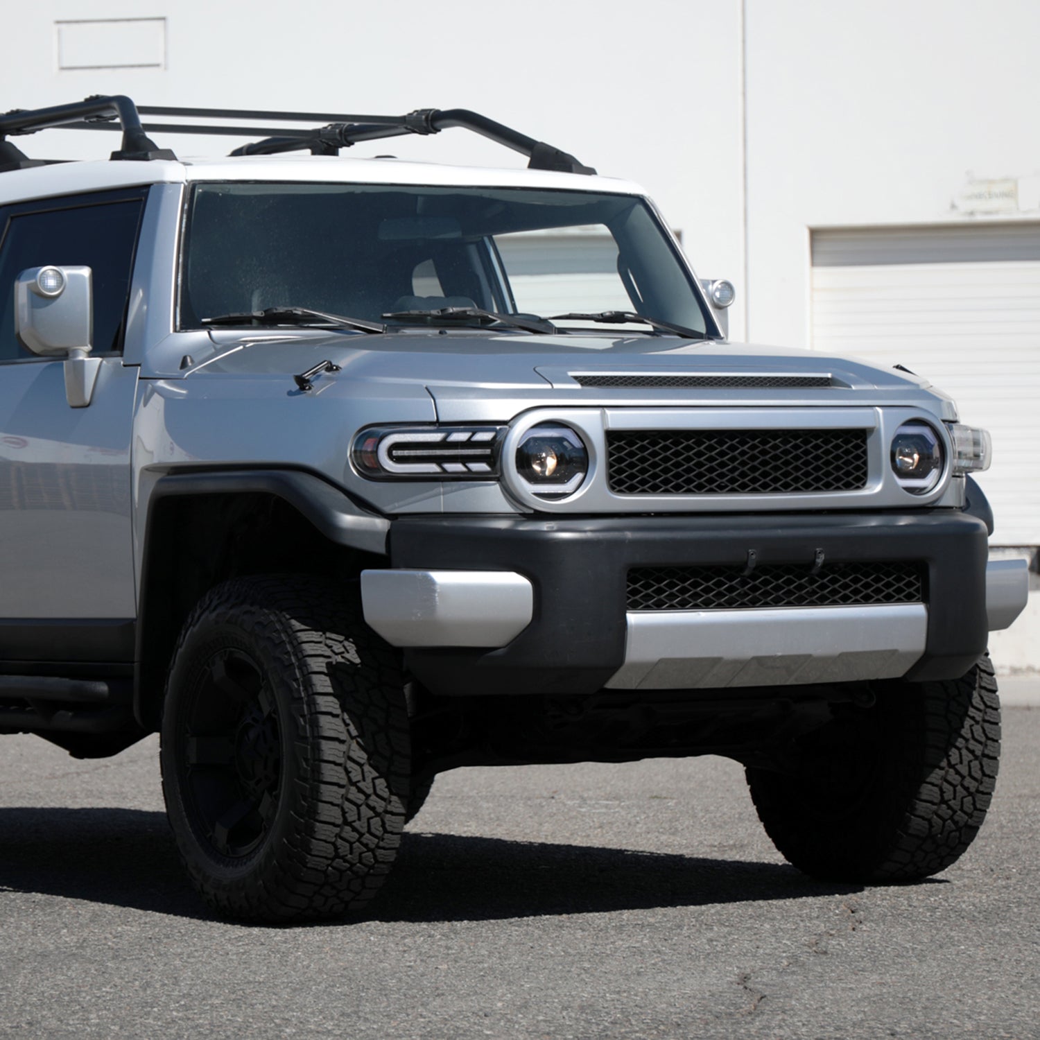 2007-2014 Toyota FJ Cruiser Full LED Projector Headlights LED Signal Black