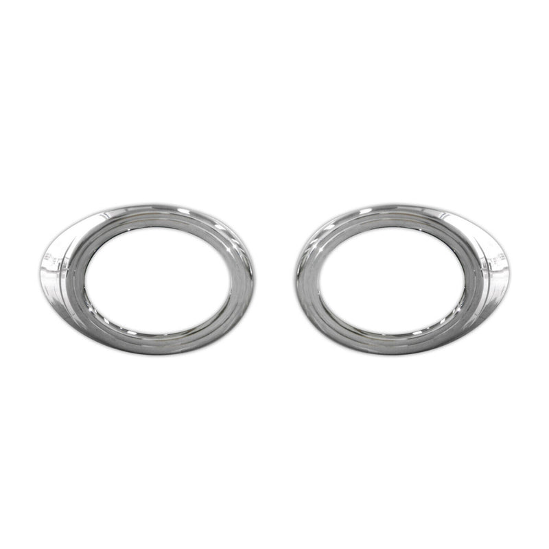 2010-2013 Ford Transit Connect Fog Light Lamp Bezel Cover Silver 2 Pcs