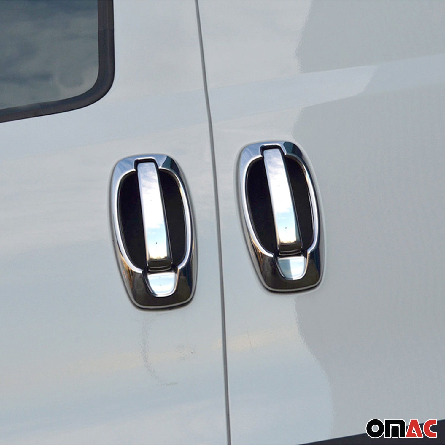 2015-2022 RAM ProMaster City Car Door Handle Cover Protector Stainless Steel 8 Pcs