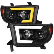 2007-2013 Toyota Tundra/ 08-2017 Sequoia LED C-Bar Headlights Signal Black