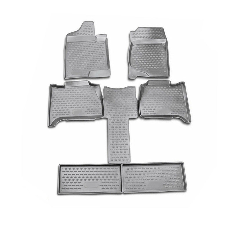 2007-2014 GMC Yukon Floor Mats Liners Full Set All Weather Gray