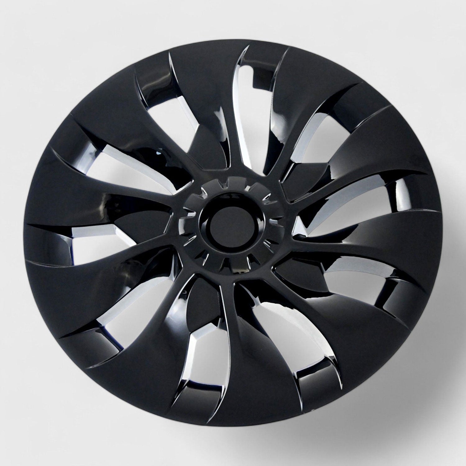 2020-2023 Tesla 3 Wheel Cover Hubcaps Gloss Black 4Pcs ABS Plastic