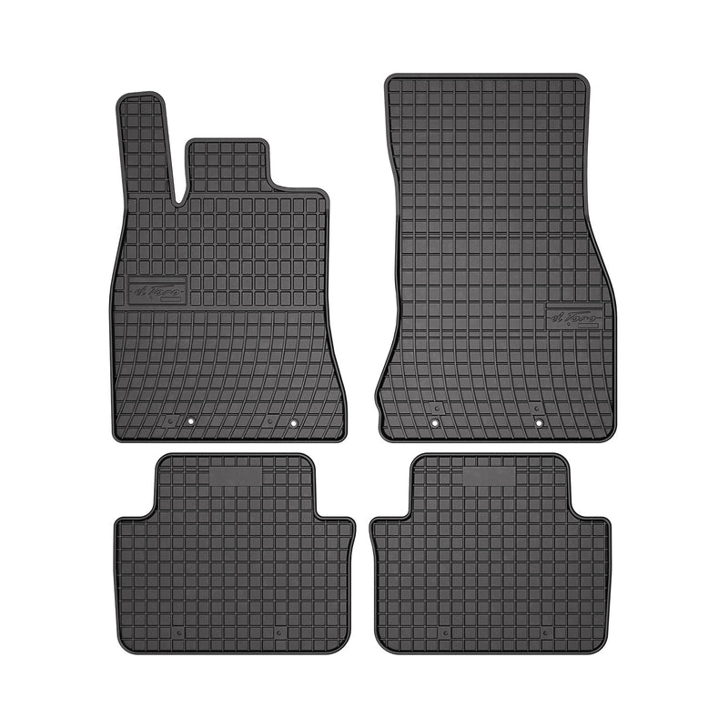 2009-2015 Jaguar XF Floor Mats Liners Full Set All Weather Rubber Black