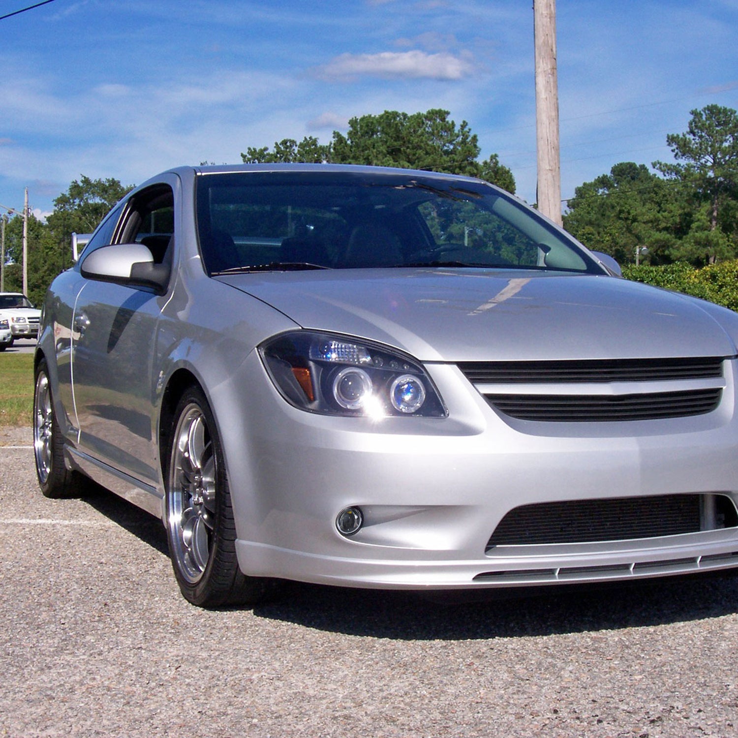 Universal 12V/55W H3 Projector Fog Lights Kit Mounting Brackets Black Metal