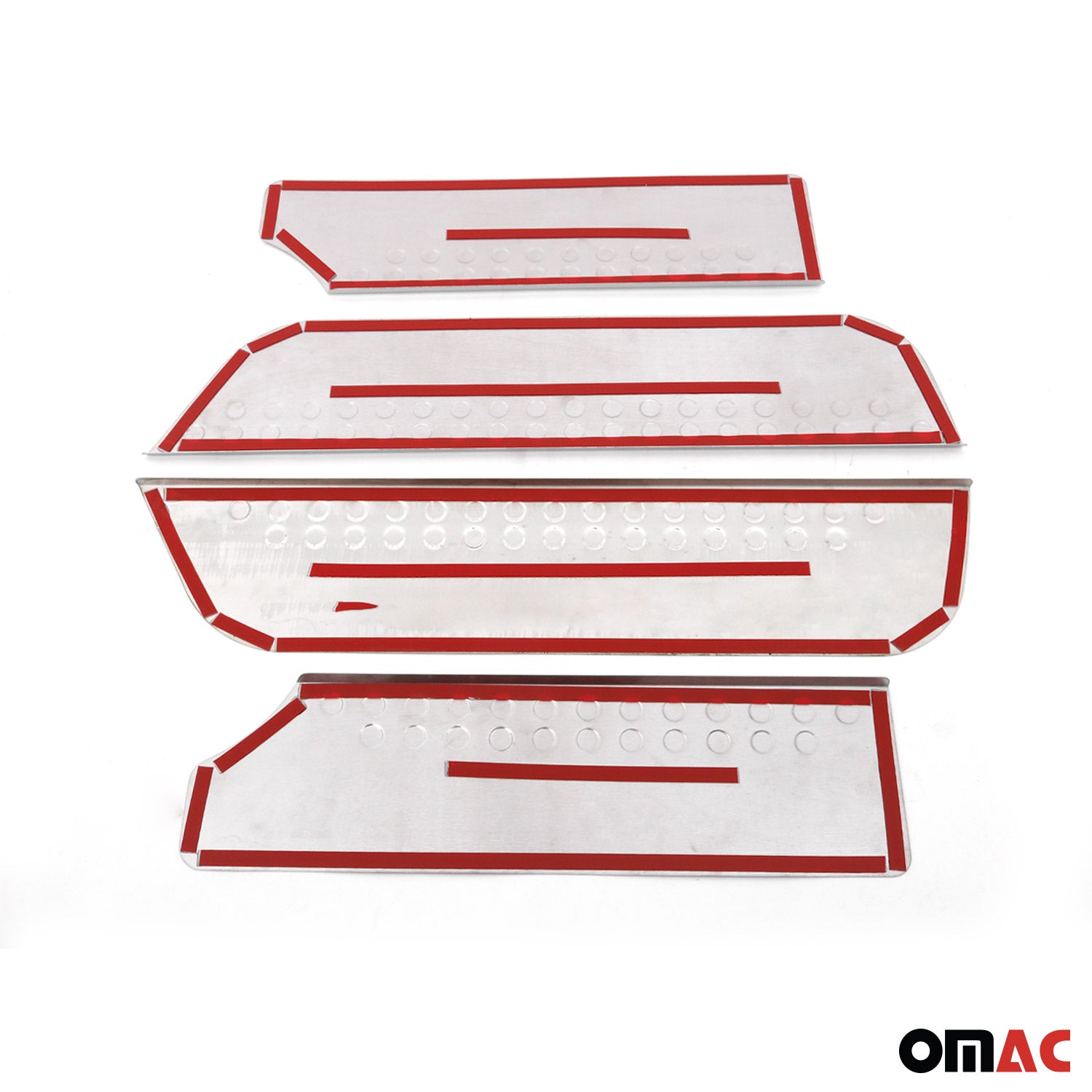 1993-2003 VW Eurovan Door Sill Scuff Plate Scratch Protector Stainless Steel Silver 2Pcs