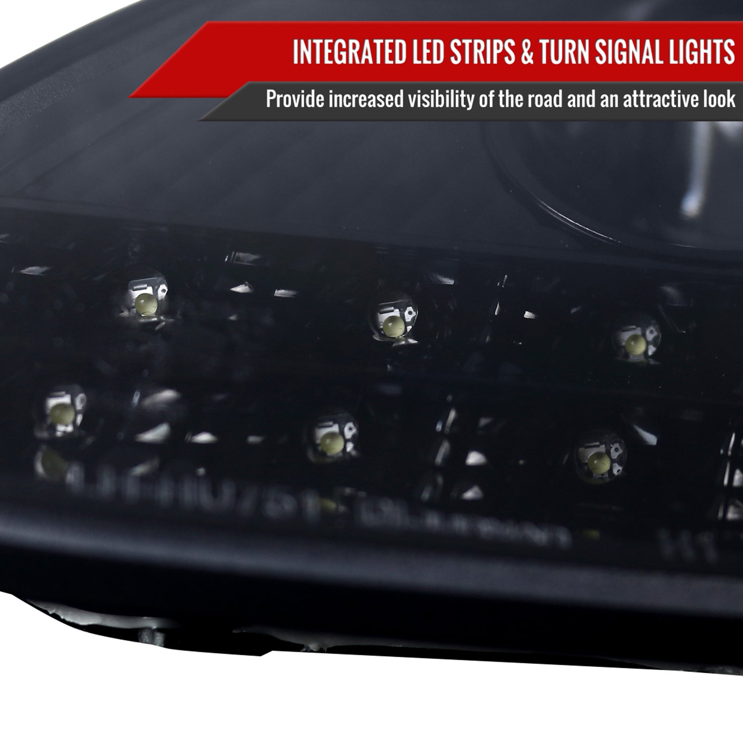 1997-2004 Porsche Boxster 986/911 996 LED Headlights Signal Lights Black